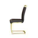 Side Dining Room Chair, Padded Seat High Back by HouseOfZazla
