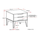 Harper - Handcrafted End Table by HouseOfZazla