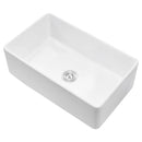 33.5x20 in Farmhouse Sink Undermount Kitchen Single Bowl Basin Fireclay by HouseOfZazla