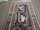 3' 7" X 14' Antique Handmade Caucasian Wool Rug Carpet Nice