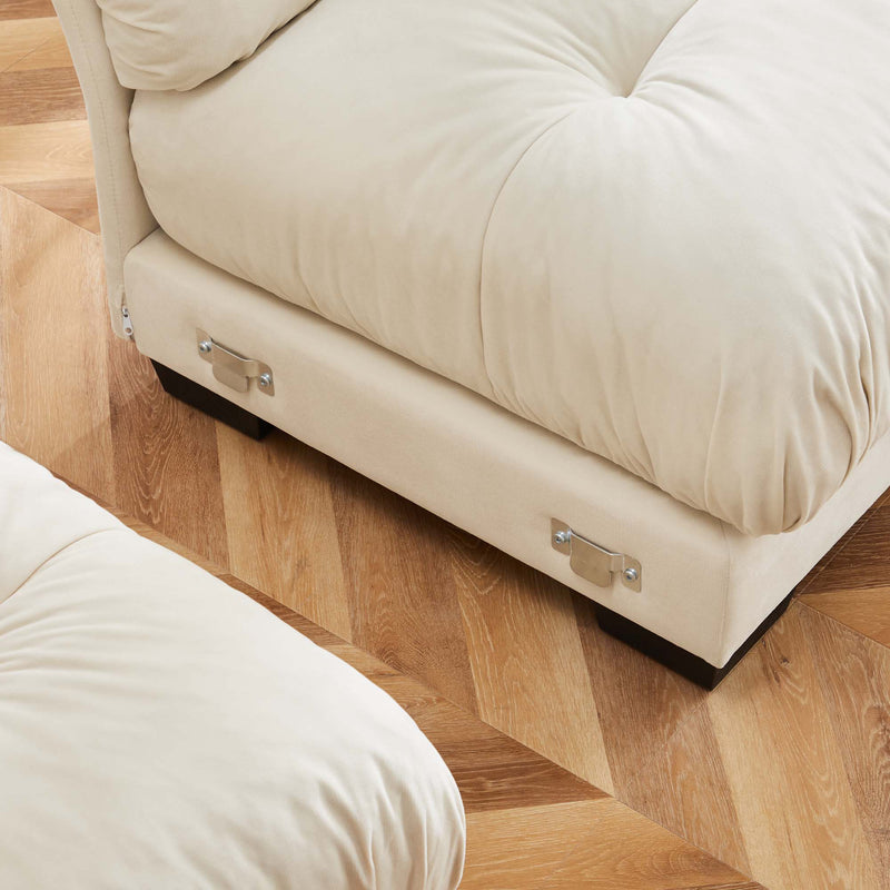 Modular Velvet Sofa Set, photo 9 of 10