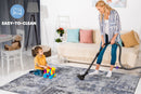 Payas - 6' X 9' Abstract Area Rug - Gray / Denim by HouseOfZazla