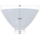 10 Inch Diameter Reflector-Type Replacement Shade