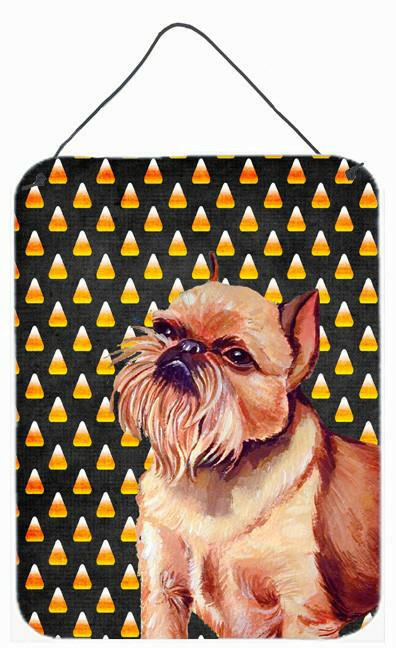 Brussels Griffon Candy Corn Halloween Portrait Wall or Door Hanging Prints