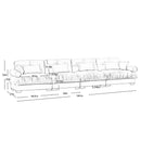 Super Comfort Oversized Modular Sectional Sofa by Unique Piece Furniture