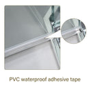 Diamond Shaped Corner Shower Door, Inward Sliding, Stainless Steel Frame by HouseOfZazla