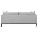 Montauk - Upholstered Sofa With Reversible Cushions - Light Gray by HouseOfZazla