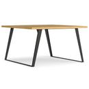 Lowry - Handcrafted Square Dining Table by HouseOfZazla