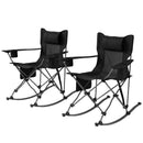 Set of 2 Folding Rocking Camping Chairs by HouseOfZazla