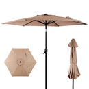 10FT Patio Umbrella with Push Button Tilt and Crank Mechanism by HouseOfZazla