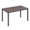 55.1" Dining Table - Walnut color table top with black leg