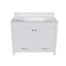43" Bathroom Vanity Multi Functional Cabinet - White by Unique Piece Furniture