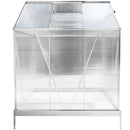 Polycarbonate house, Heavy Duty Outdoor Aluminum Walk-In House Kit With Rain Gutter, Vent And Door For Backyard Garden by HouseOfZazla