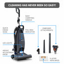 Prolux Phantom Bagged Upright Sealed HEPA Pet Vacuum for Home