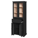 Bathroom Vanity & Tall Storage Cabinet Set With Doors, Adjustable Shelves, Soft Close Hinges, Sink by HouseOfZazla