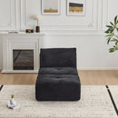 Single Chaise Longue With Movable Ottoman For Living Room by HouseOfZazla