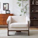 Sierra - Vintage Modern Accent Chair With Deep Cushions And Wide Armrests by HouseOfZazla