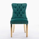 Nikki - Modern, High-End Tufted Dining Chair (Set of 2) by HouseOfZazla