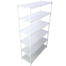 6 Tier 6000Lbs Capacity Nsf Metal Shelf Wire Shelving Unit, Heavy Duty Adjustable Storage Rack With Wheels & Shelf Liners For Commercial Grade Utility Steel Storage Rack by HouseOfZazla