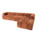 122" Modern L-Shaped Sectional Sofa with Chaise Lounge