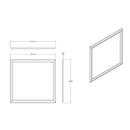 Adelaide - Mirror - Gray / Black by HouseOfZazla