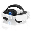 Adjustable Head Strap Compatible with Oculus/Meta Quest 3 VR Accessories Charging Headband Pressure-free Elite Strap with 6000mAh Rechargeable Battery