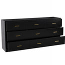 Modern Drawer Dresser For Bedroom, Ample Storage Wide Chest Of Drawers by HouseOfZazla