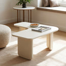 L-Shape Coffee Table For Living Room by HouseOfZazla