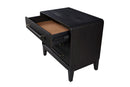 3 Drawer Nightstand With USB - Black by HouseOfZazla