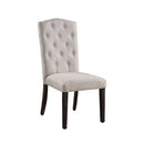 Gerardo Linen Weathered Dining Chair (Set of 2) - Beige