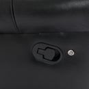 Home Theater Seating Manual Recliner Chair With Center Console And Led Light Strip For Living Room by HouseOfZazla