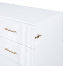 Murphy Bed With Frosted Glass Doors Design, Fake Drawers, Metal Legs by HouseOfZazla