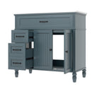 Bathroom Vanity With Sink, Freestanding Cabinet & Drawers by HouseOfZazla