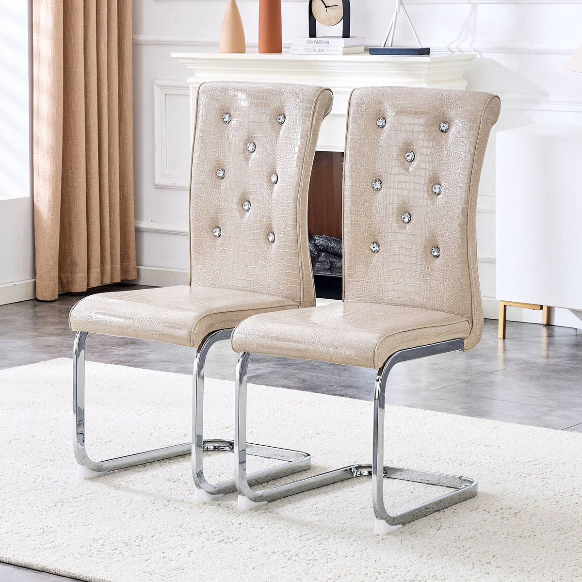 Elegant Design Upholstered Dining Chairs, photo 21 of 24