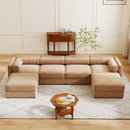 Contemporary Elegant Sofa With Storage And Ottoman by HouseOfZazla
