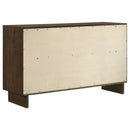 Hemlock - 6 Drawer Dresser Cabinet - Brown by HouseOfZazla