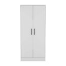 Canaan 2-Piece Bedroom Set, Armoire + Dresser, White