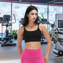 Women Sport Bras with Removable Pads, Low-Impact Square Neck by LJGDeals