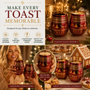 Crystal Christmas Tree Wine & Water Glasses - Set of 2 by The Wine Savant