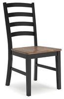 Wildenauer - Dining Room Side Chair (Set of 2) - Brown / Black by Unique Piece Furniture