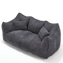 Comfortable Dual Beanbag Chair With High Resilience Foam Core For 2 People by HouseOfZazla