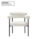 Upholstered Accent Dining Chairs With Armrests (Set of 2)