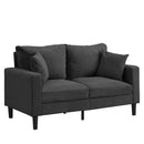 Modern Upholstered Loveseat Sofa, High Resilience by Unique Piece Furniture