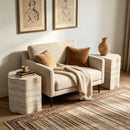 Round Coffee Tables Side Table Set of 2