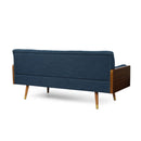 Aidan Mid Century Modern Tufted Fabric Sofa by HouseOfZazla