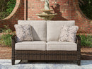 Monterey Point - Loveseat With Cushion - Dark Brown by Unique Piece Furniture