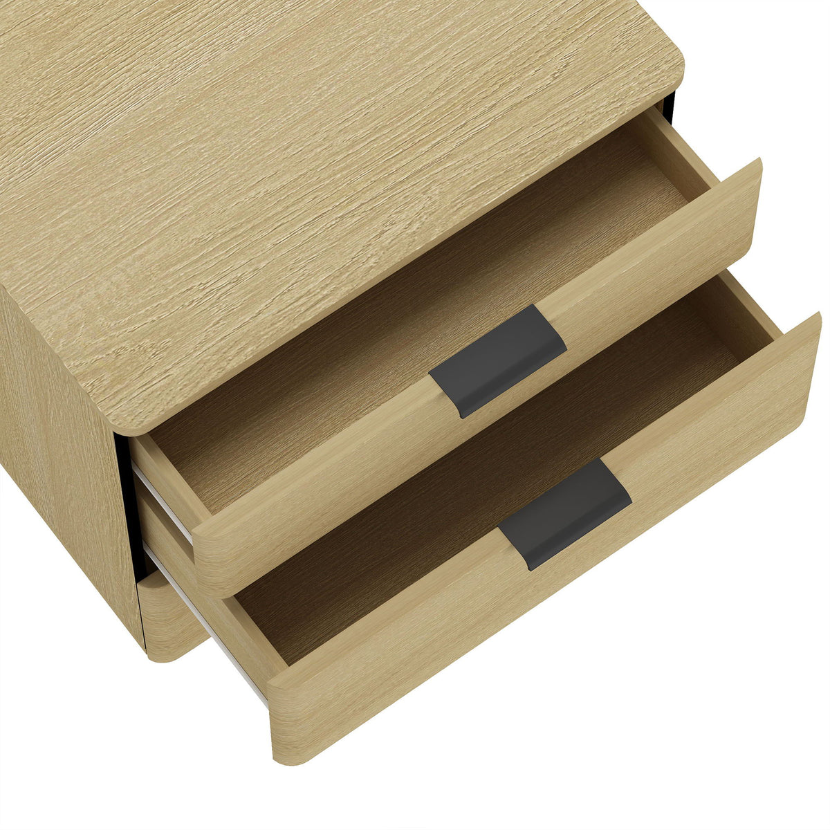 Payton - Nightstand & 3 Drawers - Oak, photo 9 of 10
