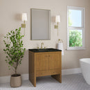 James Martin Hudson 30" Single Bathroom Vanity, Honey Oak