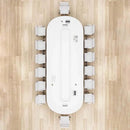 Amica · White Conference Room Table