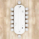 Amica · White Conference Room Table